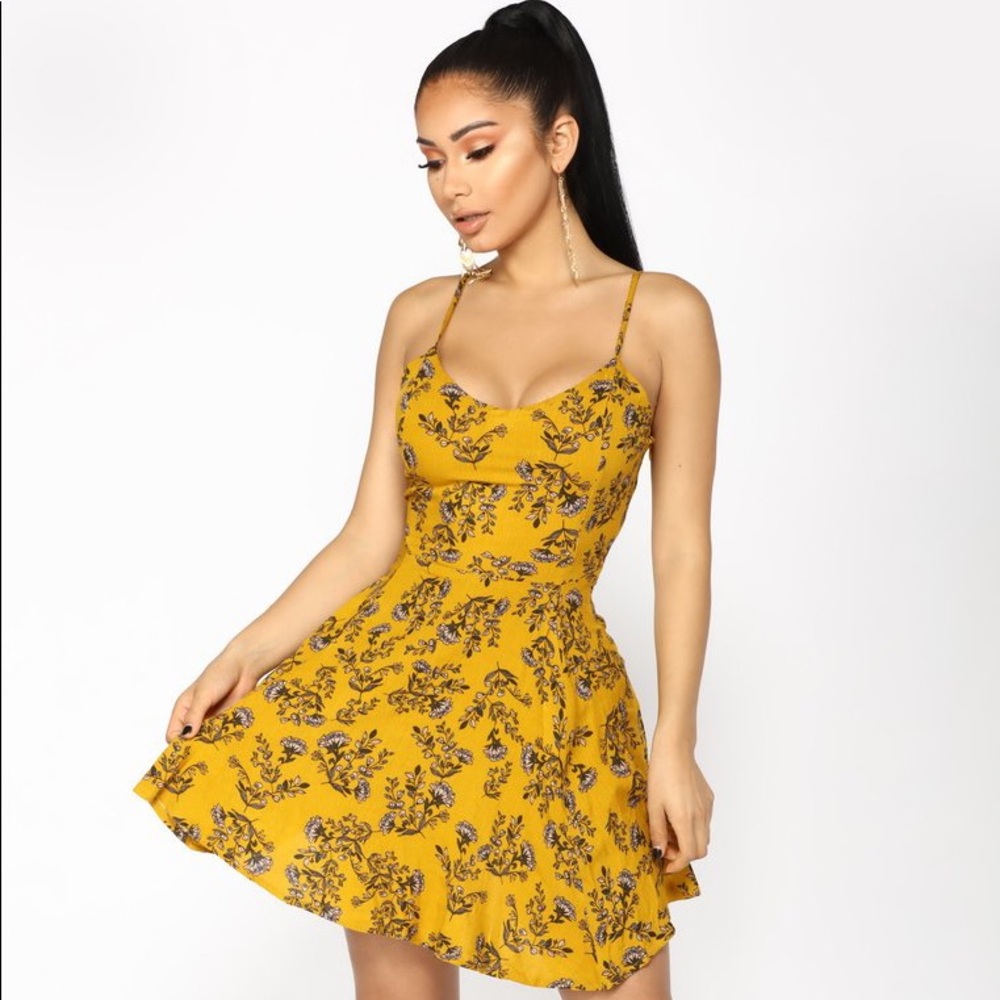 Wall Flower Mini Dress